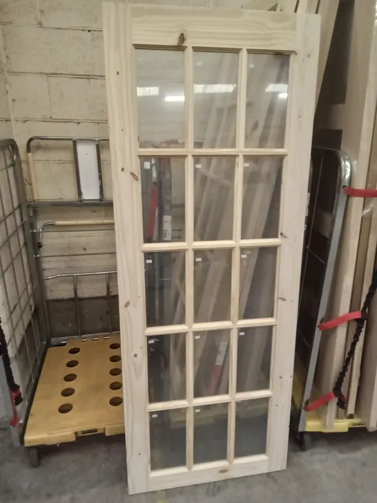 GLAZED CLEAR INTERNAL DOOR 1960×760×40MM