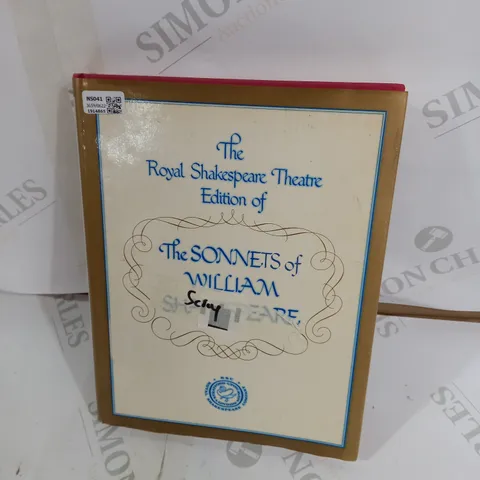 THE SONNETS OF WILLIAM SHAKESPEARE