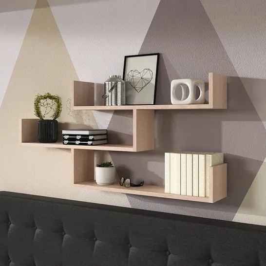 BOXED EMMAGRACE WALL SHELF CONCRETE FINISH (1 BOX)