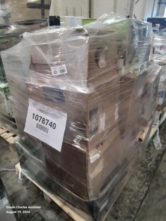 PALLET OF APPROXIMATELY 22 UNPROCESSED RAW RETURN HOUSEHOLD AND ELECTRICAL GOODS TO INCLUDE;