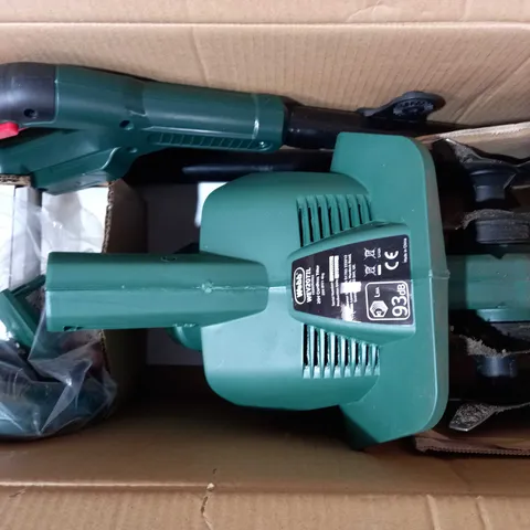 WEBB 20V CORDLESS TILLER WITH 2.0AH BATTERY & CHARGER