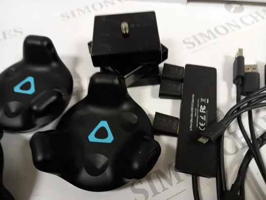 LOT OF VIVE HTC ACCESSORIES AND CONNECTORS