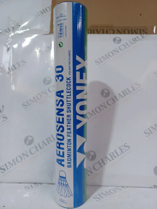 YONEX AEROSENSA 30 TUBE OF BADMINTON FEATHER SHUTTLECOCKS