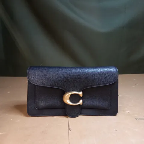 COACH BLACK CLUTH PURSE 