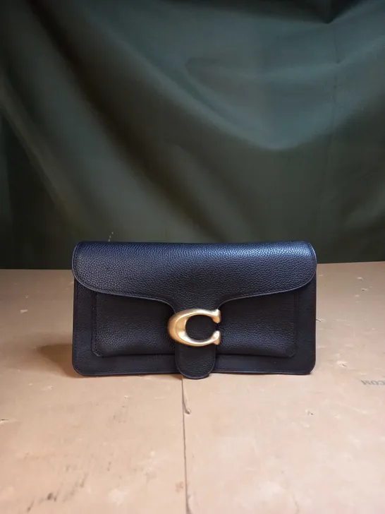 COACH BLACK CLUTH PURSE 