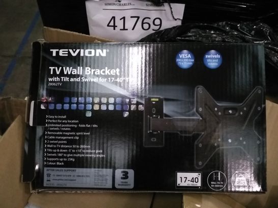 PALLET OF ASSORTED HOUSEHOLD ITEMS TO INCLUDING: IPHONE 4 EXECUTIVE CASE, TEVION TV WALL  BRACKET