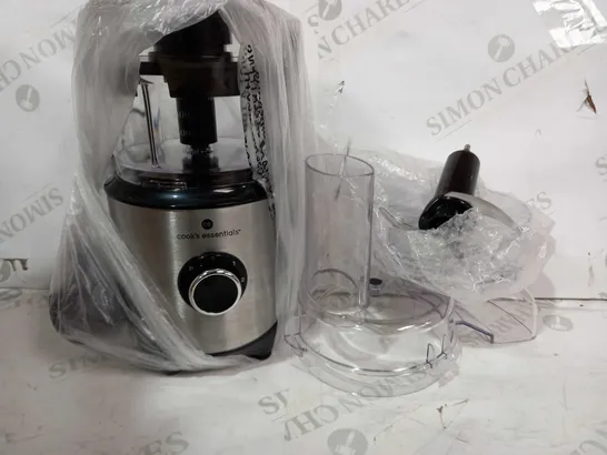 COOK'S ESSENTIALS 400ML COMPACT DOUBLE BLADE FOOD PROCESSOR