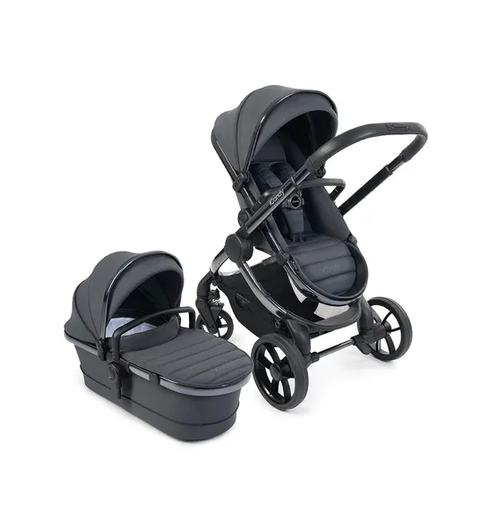 BOXED iCANDY PEACH 7 DARK GREY COMBI PUSHCHAIR SET WITH ACCESSORIES SET RRP £1190