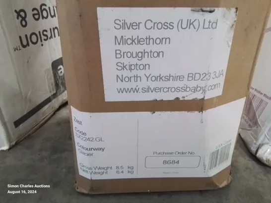 BOXED SILVER CROSS ZEST PUSHCHAIR IN GLACIER COLOUR MODEL SX2242GL