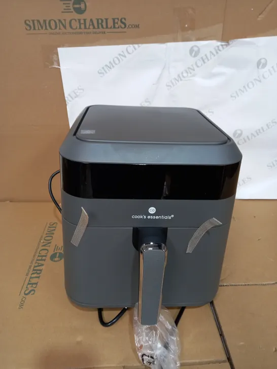 BOXED COOK'S ESSENTIALS 5.8L AIR FRYER IN SLATE GREY