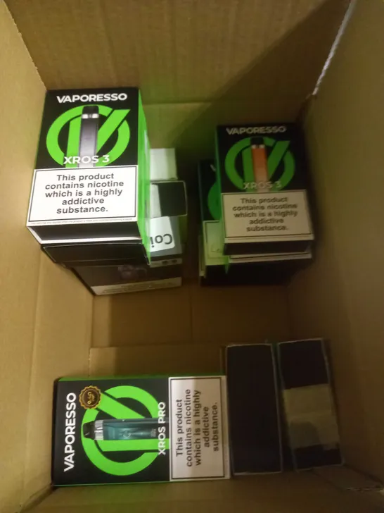 APPROXIMATELY 20 BOXED E-CIGARETTES TO INCLUDE VAPORESSO, VOOPOO, INNOKIN ETC 