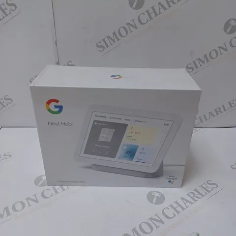 BRAND NEW BOXED GOOGLE NEST HUB 2ND GEN SMART SPEAKER WITH SCREEN - CHALK 