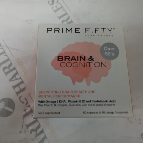 PRIME FIFTY SUPPLEMENTS - OVER 50 BRAIN & COGNITION