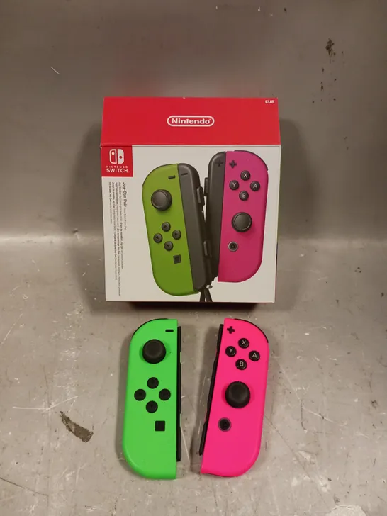 NINTENDO SWITCH JOY-CON PAIR - GREEN/PINK RRP £93