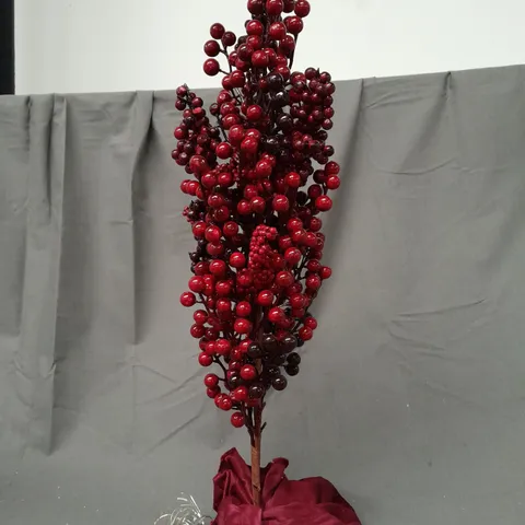 BOXED HOME REFLECTIONS PRE-LIT MIXED BERRY TREE APPROX 60CM