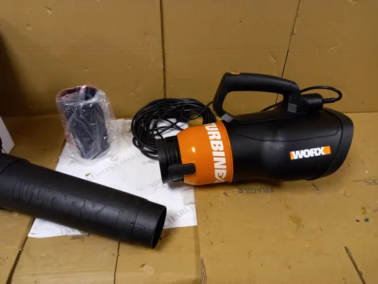 WORX WG518E AIR TURBINE CORDED LEAF BLOWER