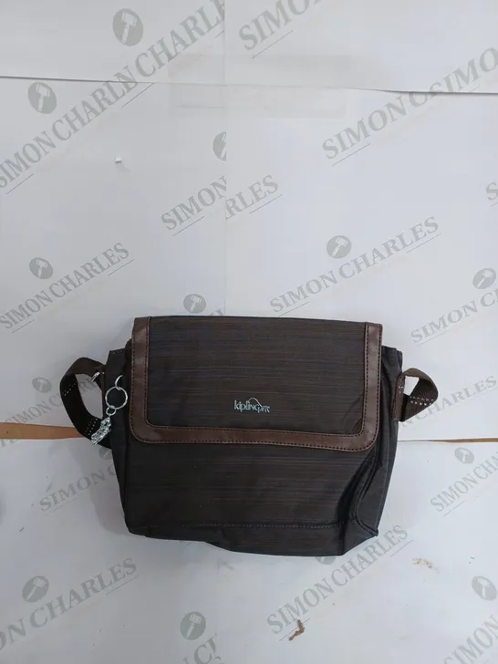 KIPLING BROWN WOVEN BAG