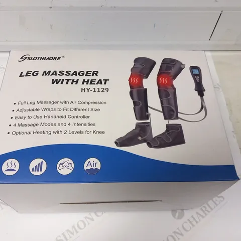 BOXED SLOTHMORE LEG MASSAGER WITH HEAT HY-1129