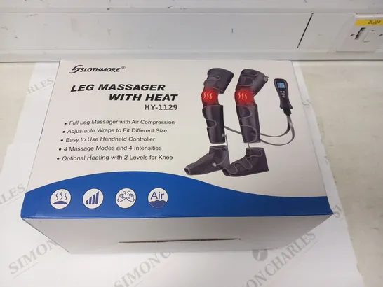 BOXED SLOTHMORE LEG MASSAGER WITH HEAT HY-1129