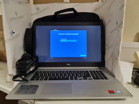 UNBOXED DELL INSPIRON 17 5000 SERIES LAPTOP WITH CARYING CASE