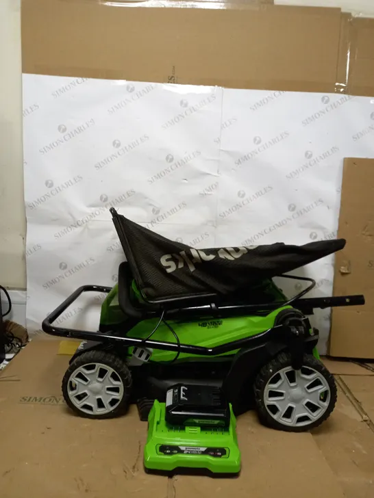 GREENWORKS CORDLESS LAWNMOWER