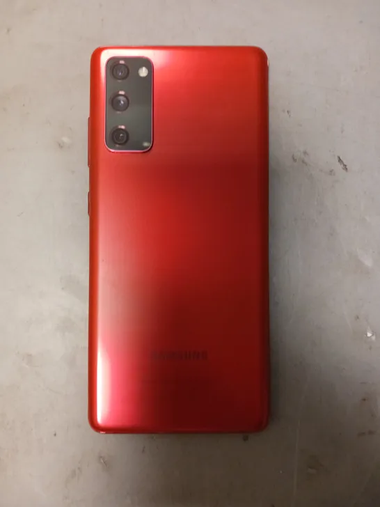 SAMSUNG GALAXY S20 FE 5GMOBILE PHONE IN METALLIC BURNT ORANGE