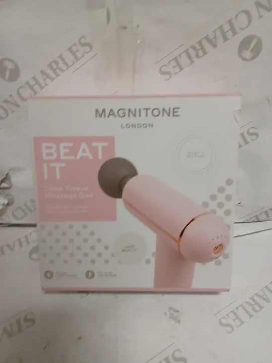 MAGNITONE BEAT IT DEEP TISSUE MASSAGE GUN - PINK