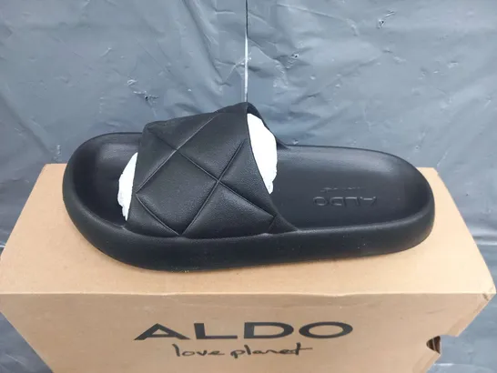 BOXED ALDO ERERAS BLACK JELLY/RUBBER LADIES SIZE 4.5