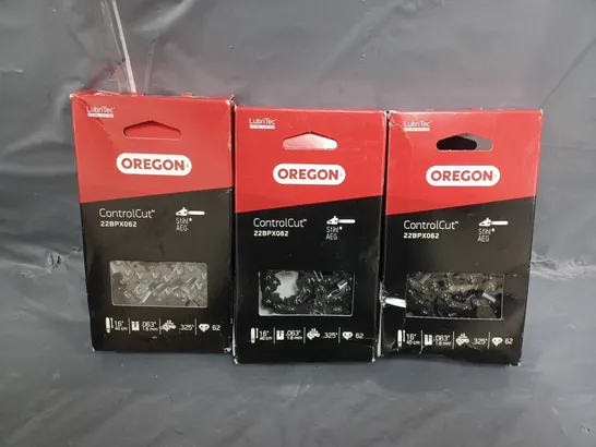 3 BOXED OREGON CONTROLCUT REPLACEMENT CHAIN 22BPX062