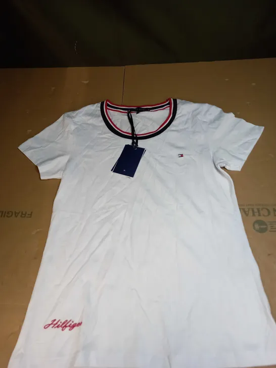 TOMMY HILFIGER LOGO SHIRT SIZE L