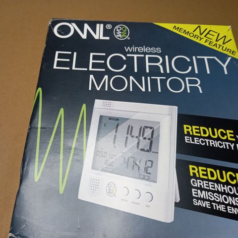 BOXED OWL WIRELESS ELECTRICITY MONITOR 