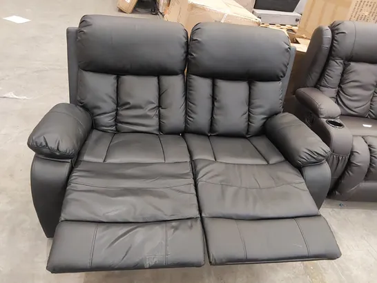 DESIGNER 2-SEATER MANUAL RECLINING SOFA 