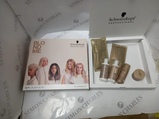 BOXED SCHWARZKOPF PROFESSIONAL 'BLONDE ME' KIT 