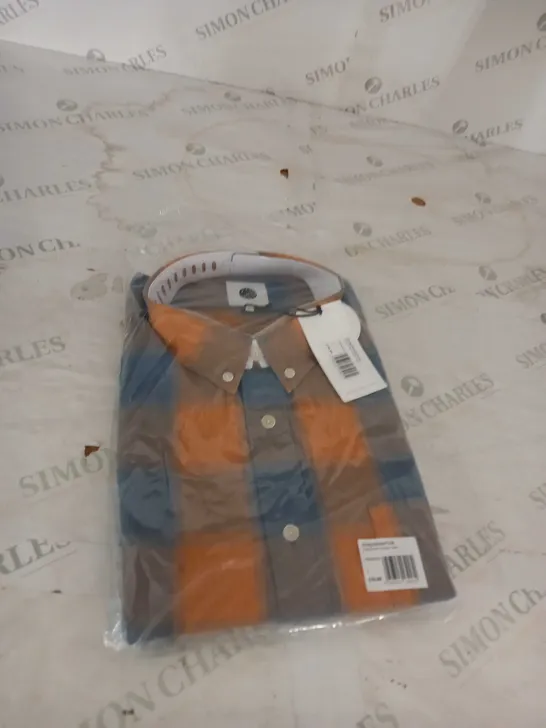 PRETTY GREEN STRATHAM CHECK SHIRT SIZE L 