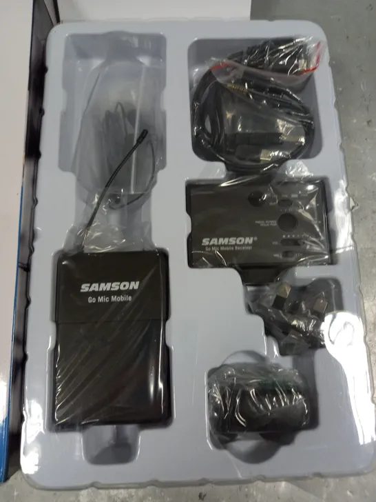 BOXED SAMSON GO MIC MOBILE PRO LAVALIER WIRELESS SYSTEM FOR MOBILE VIDEO