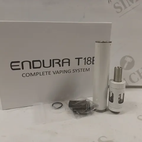 BOXED INNOKIN ENDURA T18E VAPING SYSTEM - WHITE 