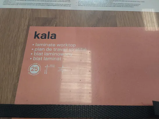 PALLET OF APPROXIMATELY 16 KALA 3M LAMINATE WORKTOPS ASSORTED COLOURS