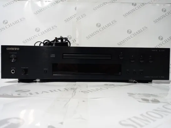 BOXED ONKYO COMPACT DISC PLAYER IN BLACK