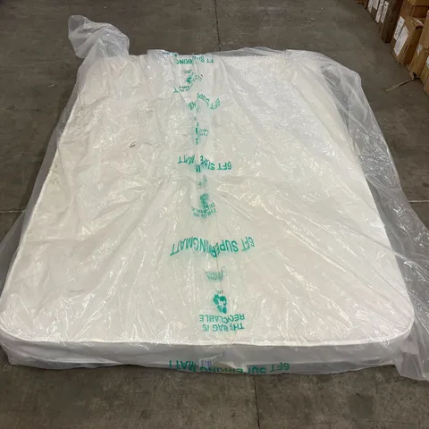 QUALITY BAGGED WHITE NOISE ROLLED COMFORT HYBRID PLUS 135CM DOUBLE MATTRESS