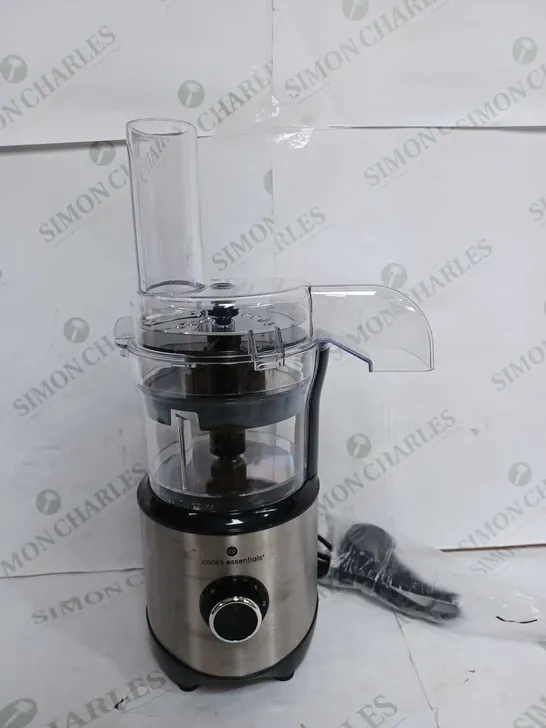 COOK'S ESSENTIALS 400ML COMPACT DOUBLE BLADE FOOD PROCESSOR