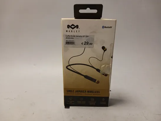 BOXED MARLEY SMILE JAMAICA WIRELESS EARPHONES