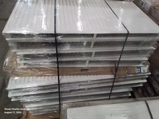 PALLET CONTAINING APPROXIMATELY 12 HOUSEHOLD CONVECTOR HEATED RADIATORS TYPE 22