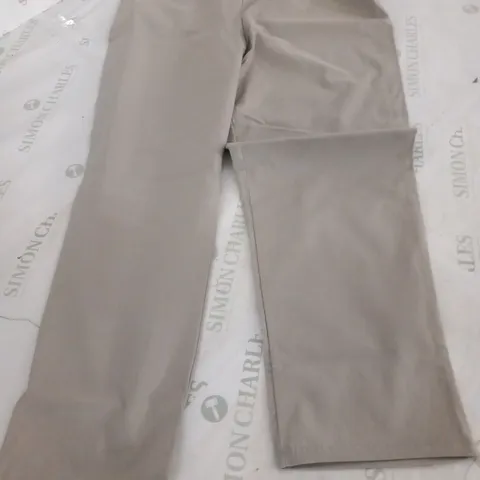 MAISON DE NIMES BENGALINE STRETCH  LATTE TROUSERS SIZE L