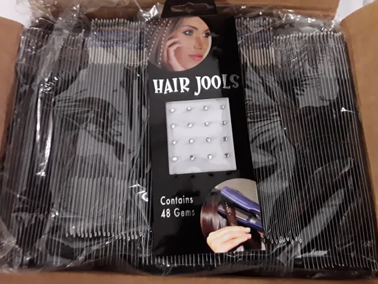 LOT OF APPROXIMATELY 200 48-PACKS OF HAIR JOOLS GEMS