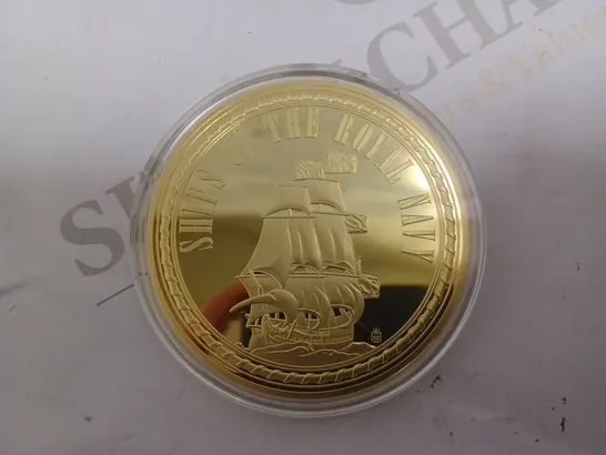 HMS VICTORY SHIPS OF THE ROYAL NAVY COLLECTABLE COIN