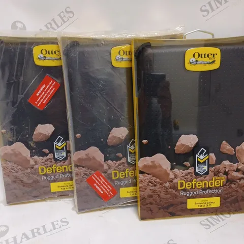 LOT OF 3 OTTER BOX DEFENDER SERIES SAMSUNG GALAXY TAB A 9.7 CASES