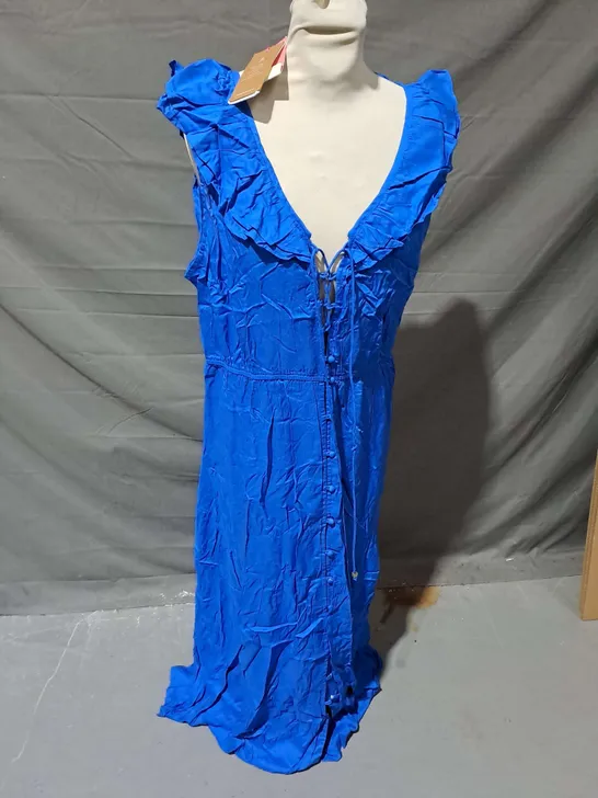 MONSOON FIFI DRESS IN COBALT SIZE L