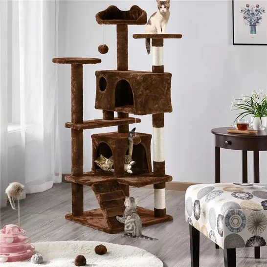 TRISTAN 139 CM DARK GREY CAT TREE