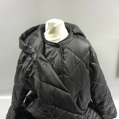 FRANK USHER BUTTONED QUILTED COAT SIZE S/M