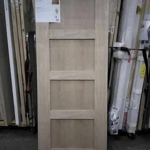 1981MM X 686MM 4 PANNEL SHAKER OAK VENEER INTERNAL DOOR